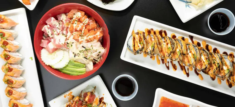 Menu image of Sushi platters. wasabi sushi's menu - portland | restaurants in portland