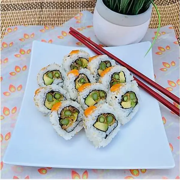 wasabi-sushi - Tempura Asparagus Roll