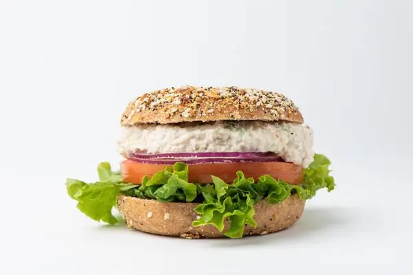 western-bagel - Tuna Salad Bagel Sandwich