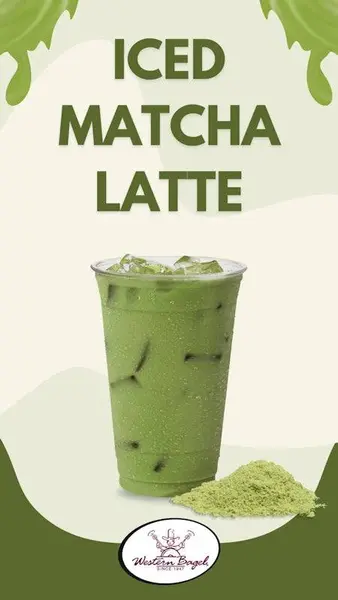 western-bagel - Iced Matcha Latte