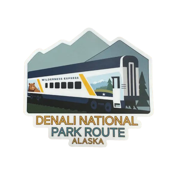 wilderness-express - Wilderness Express Train Car Sticker