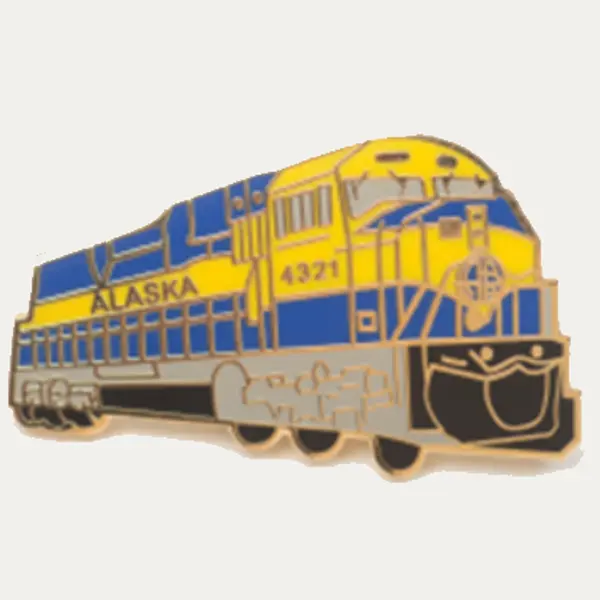 wilderness-express - Broche de locomotive du chemin de fer de l'Alaska