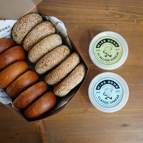 wise-sons-jewish-delicatessen - Bagel Dozen + 2 Shmear *