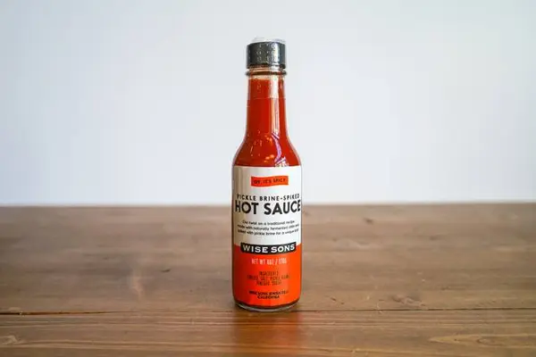 wise-sons-jewish-delicatessen - Pickle Brine Hot Sauce *