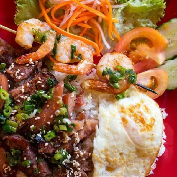 xinhxinh-vietnamese-bistro - Combination Rice Plate / Cơm Đặc Biệt