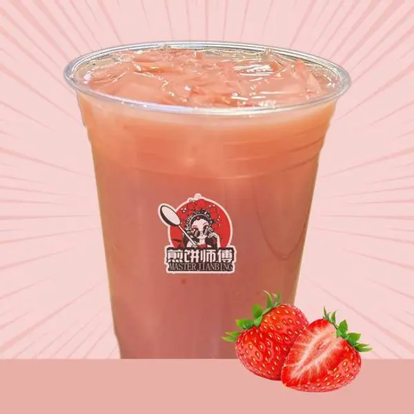 yangs-noodle - Popping Bubble Strawberry Fruit Tea 草莓泡泡珠水果茶