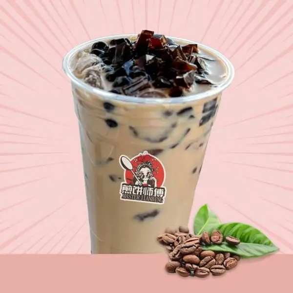 yangs-noodle - Coffee Jelly Boba Milk Tea 黑砖咖啡珍珠奶茶