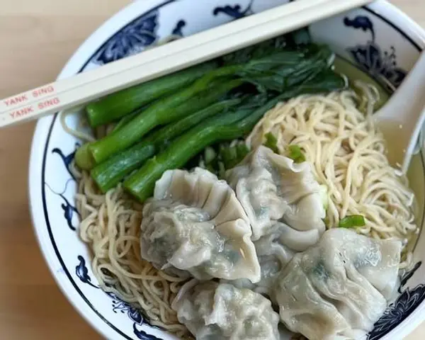 yank-sing-2-go - Egg Noodle Soup with Pork & Chive Dumplings