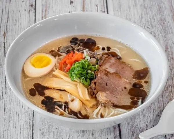 yokohama-skyline-eatery - Tonkotsu Ramen with Black Garlic Oil