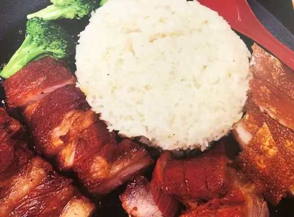 yummy-bbq-kitchen - Three BBQ Items with Rice 三份烤肉配米飯