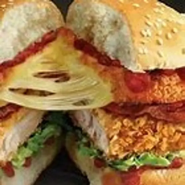 z-star-burger - Chicken Mozarella Burger