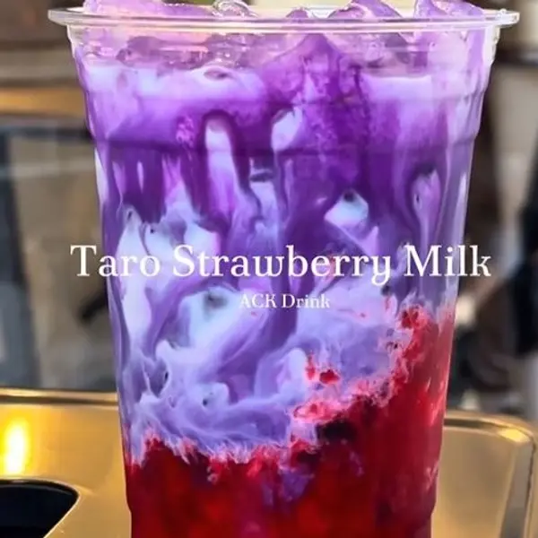 zero-mile-cafe-billiard - Taro Strawberry Milk