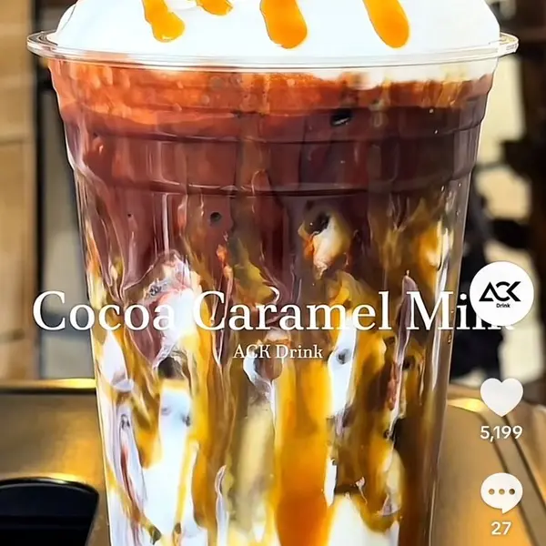 zero-mile-cafe-billiard - Coco Caramel Milk