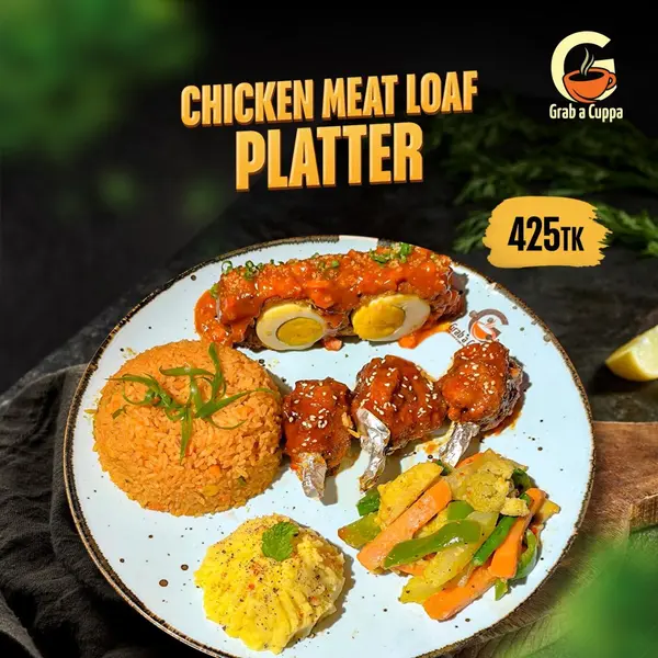 zero-mile-cafe-billiard - Chicken Meat Loaf Platter