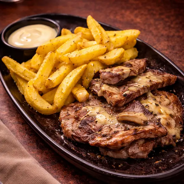 zorka-restaurant-bar - Πανσετάκια χοιρινά με μουστάρδα μερίδα