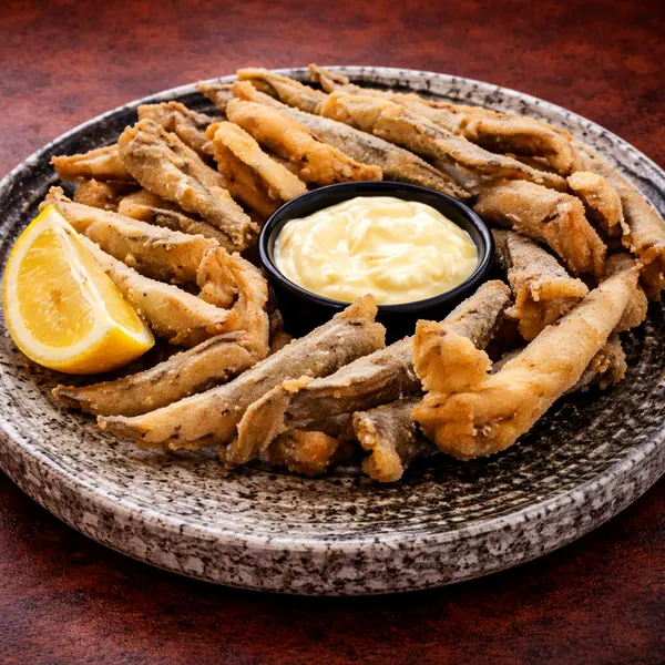 zorka-restaurant-bar - Γαύρος τηγανητός μερίδα