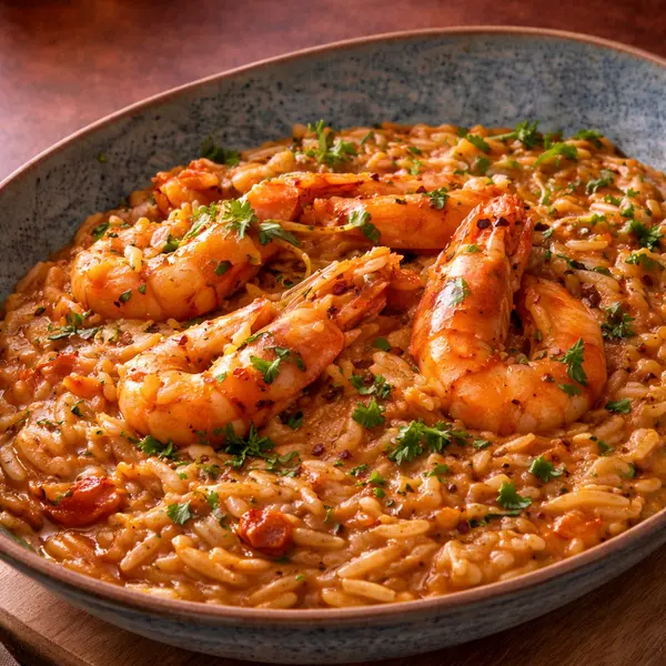 zorka-restaurant-bar - Κριθαρότο γαρίδας