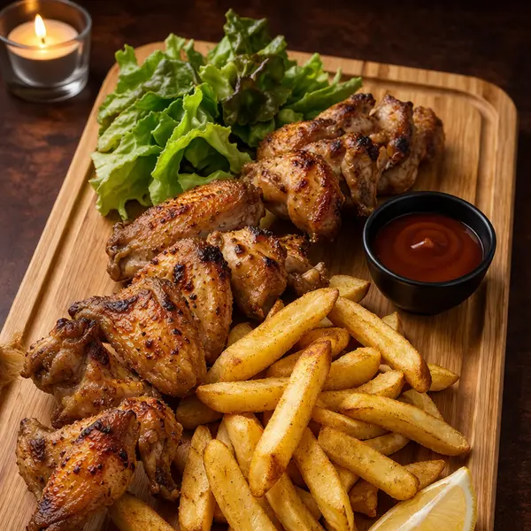 zorka-restaurant-bar - Φτερούγες κοτόπουλο BBQ μερίδα