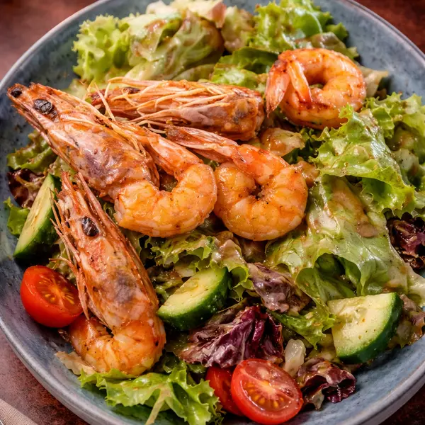 zorka-restaurant-bar - Πράσινη με γαρίδες