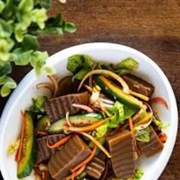 ресторант-корея - 도토리 묵 무침/ Салата с желиран жълъд(дотори) 300g