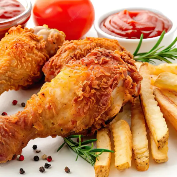 чин-ван-ханддоржиин-рг - Тахианы шарсан мөч, шарсан төмстэй