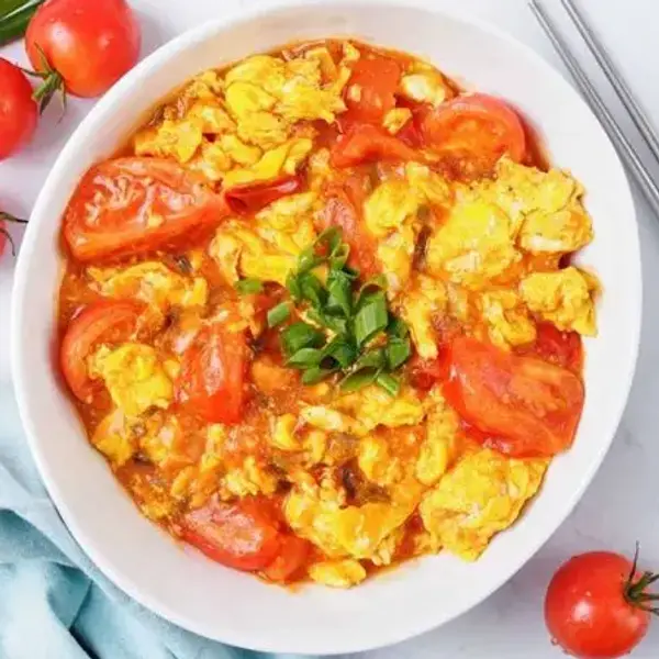 чин-ван-ханддоржиин-рг - 2 дугаар хоол: Өндөг, помидортой хуурга