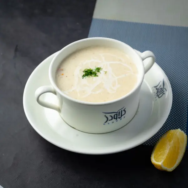 مطعم-السحاب - شوربة المأكولات البحرية