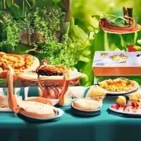 مطعم-السحاب - عرض الإفطار (بوفيه على الطاولة)