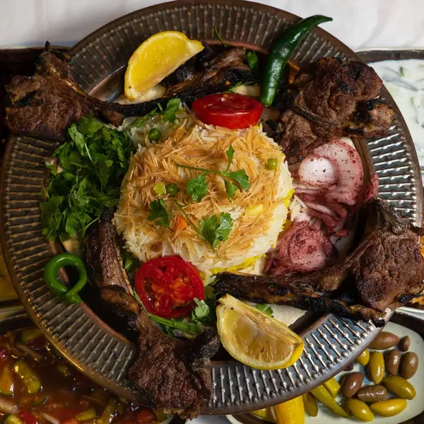 مطعم-الكرم-والفارس - Beef ribs meal